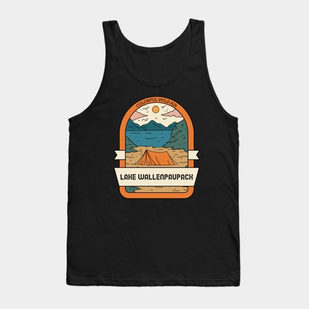 Lake Wallenpaupack Vintage Travel Tank Top by Insert Place Here